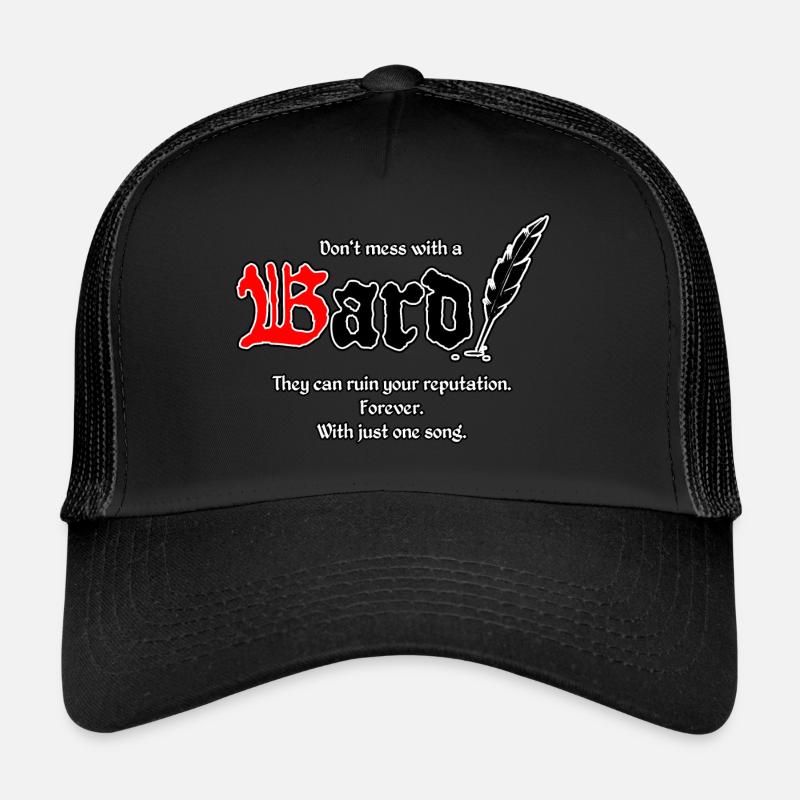Bard! with slogan Trucker Cap