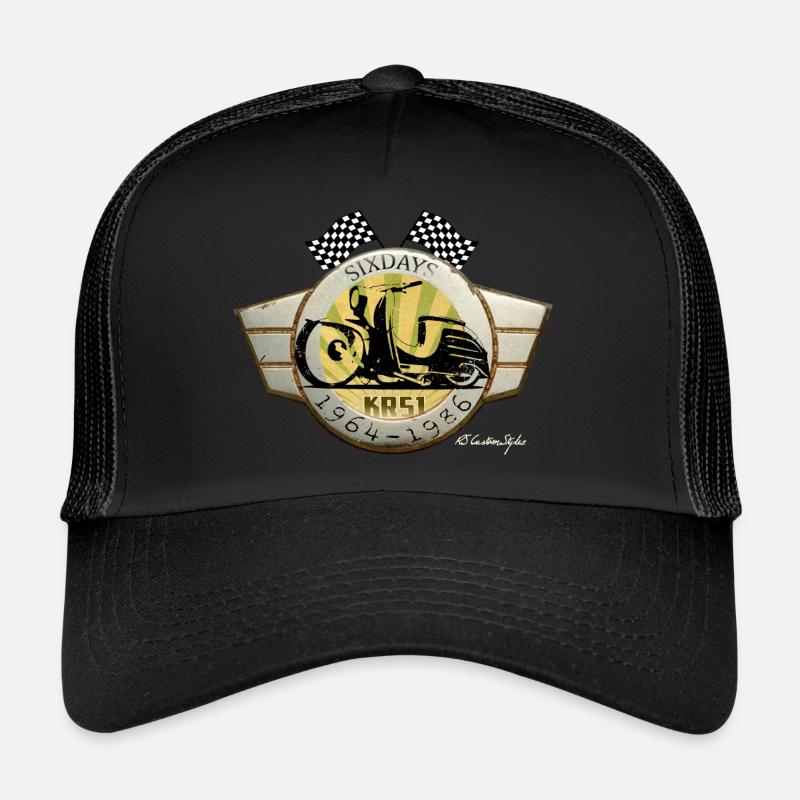 Eastmoped Sixdays DDR KR51 Custom IFA VEB Suhl Trucker Cap