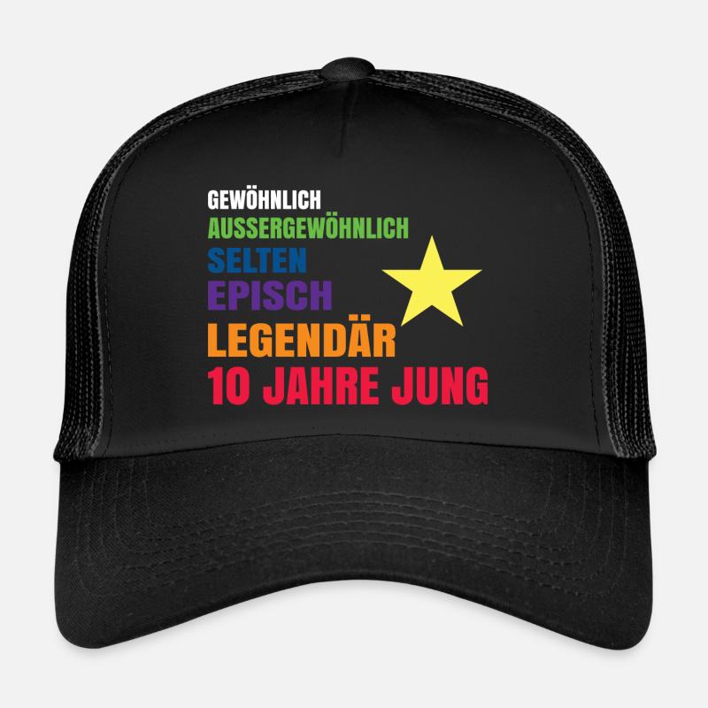 Geburtstag Kind 10 Junge Sohn Geburtstagsgeschenk Trucker Cap
