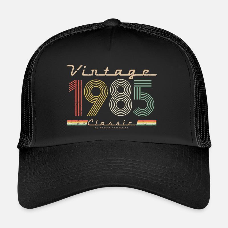 Vintage classique 1985 pseudo rétro année de naissance Casquette trucker 