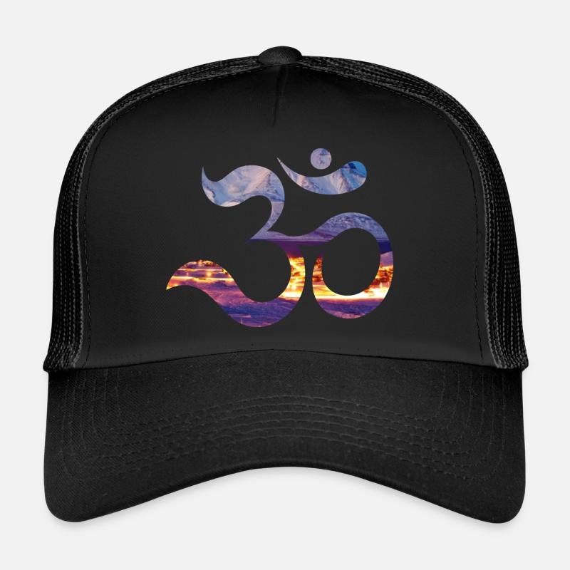 summer goa - Trucker Cap - black/black
