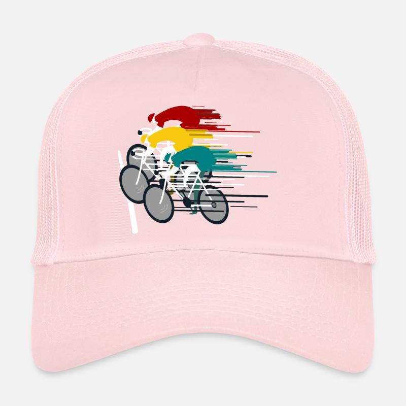 Course cycliste cible sprint objectif ligne d'arrivée roue de vélo de route Casquette trucker 
