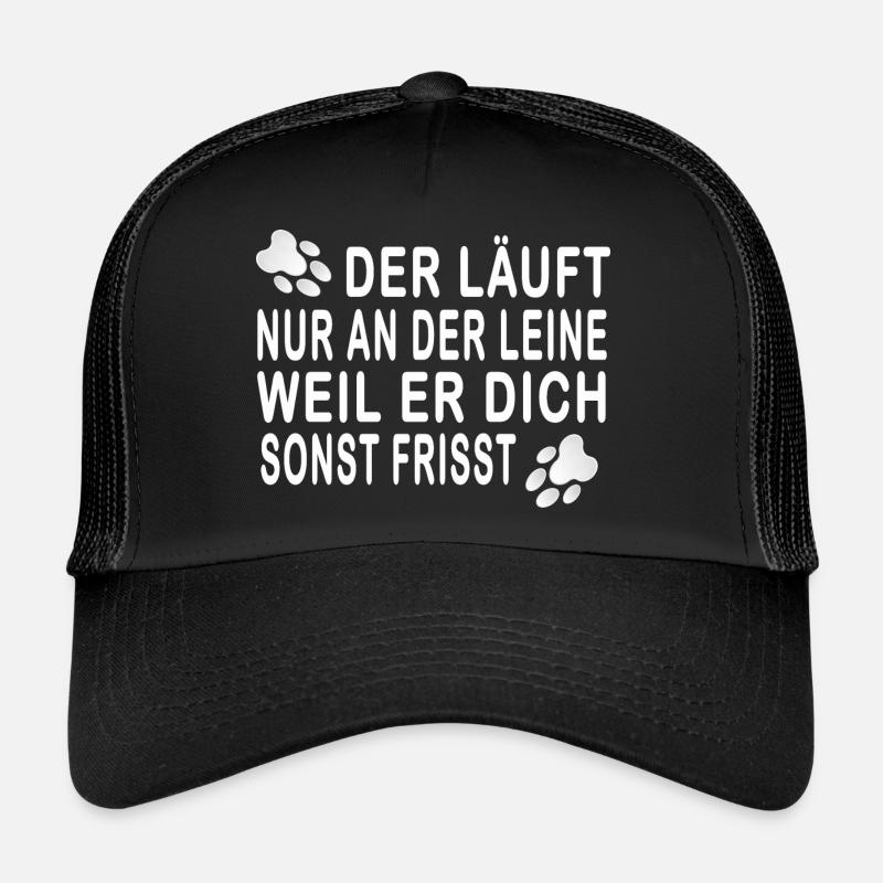 hund pfote slogan hundeschule kampfhund Trucker Cap