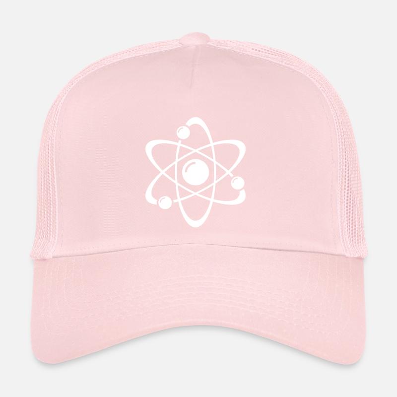 Atom geek math science chemistry Trucker Cap