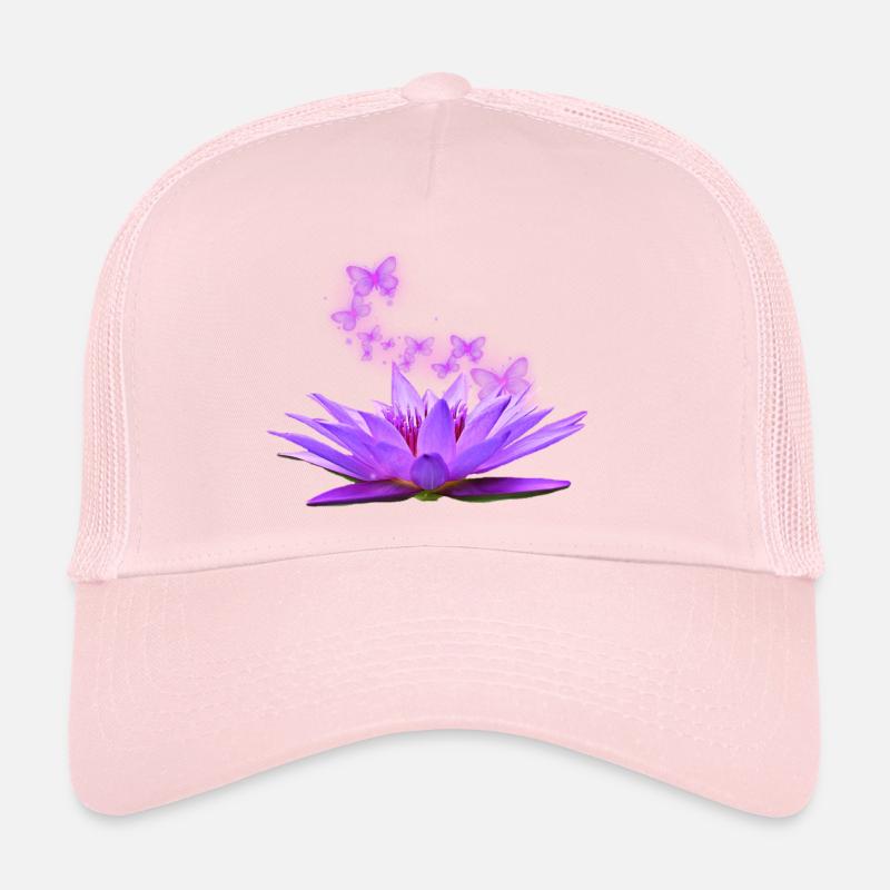Fleur de lotus Casquette trucker 