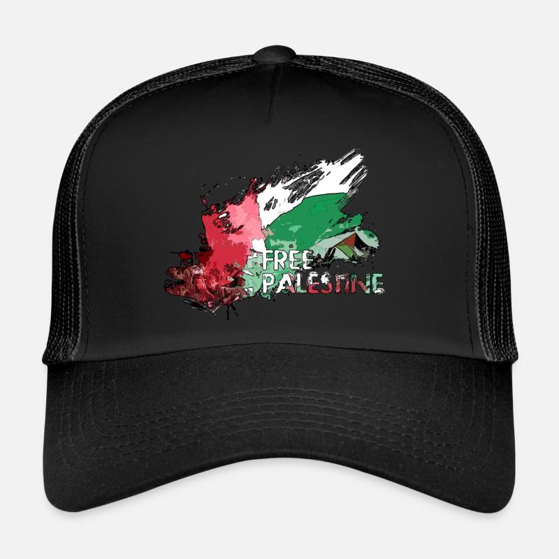 Drapeau palestinien libre G2 Casquette trucker 