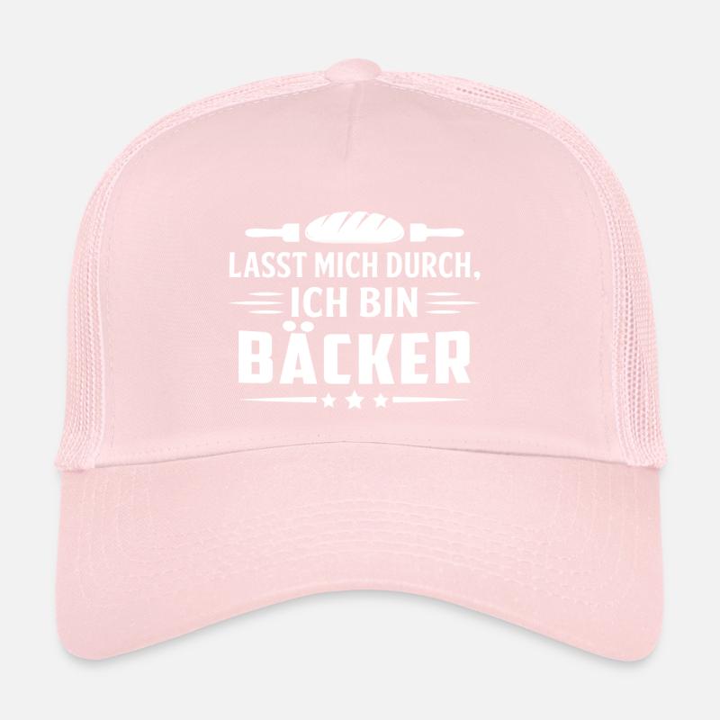 lasst mich durch, ich bin bäcker backen bäckerei Trucker Cap