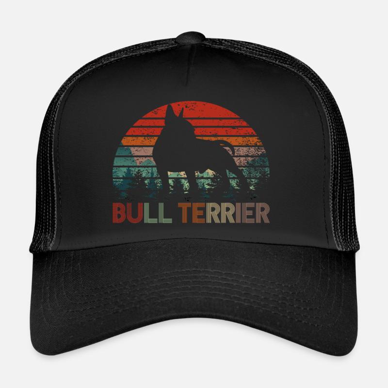 Bullterrier - Trucker Cap - Schwarz/Schwarz