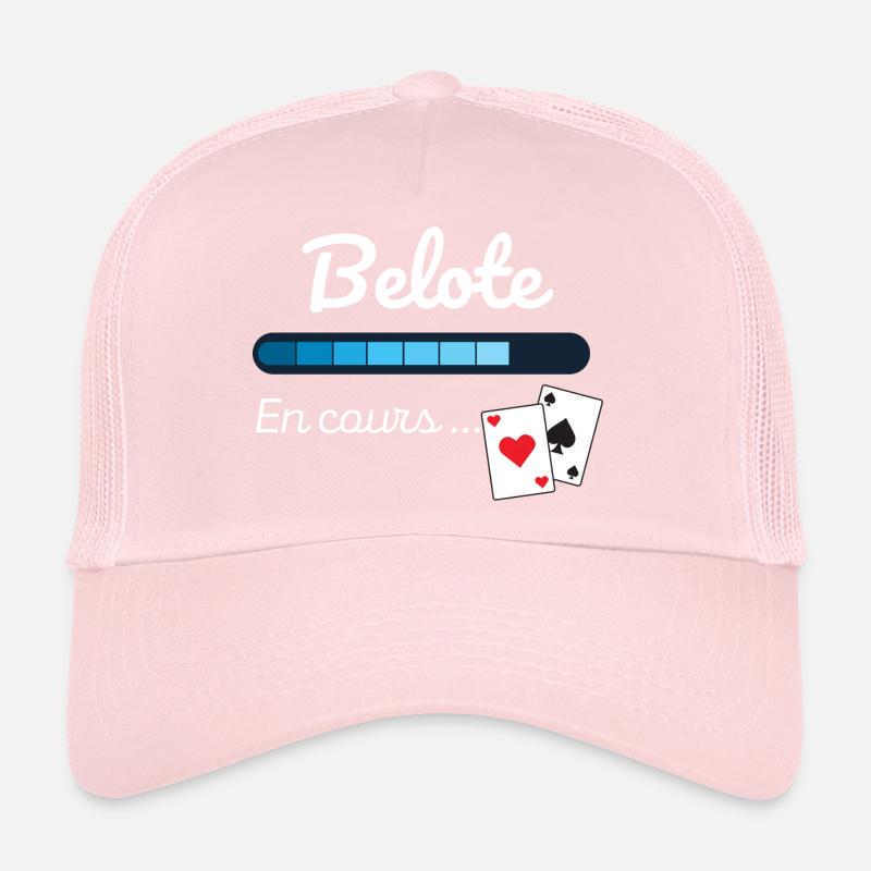 Belote en cours Casquette trucker 