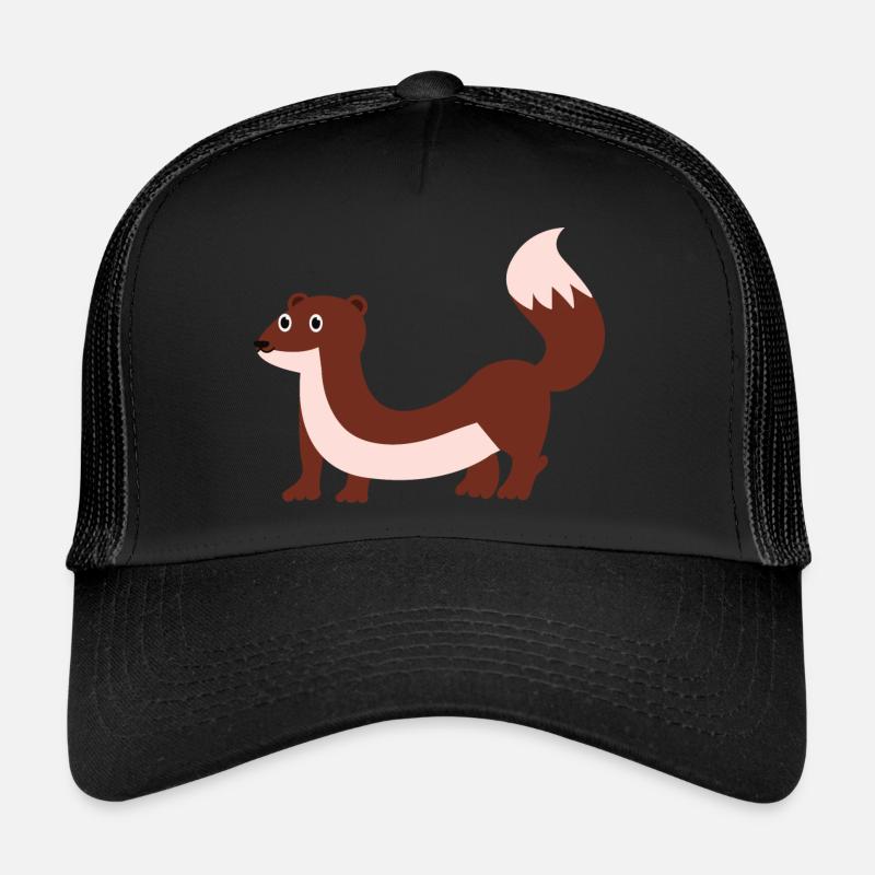 Weasel - Trucker Cap - black/black