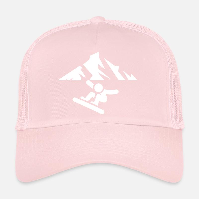 Snowboard Snowboarder Casquette trucker 