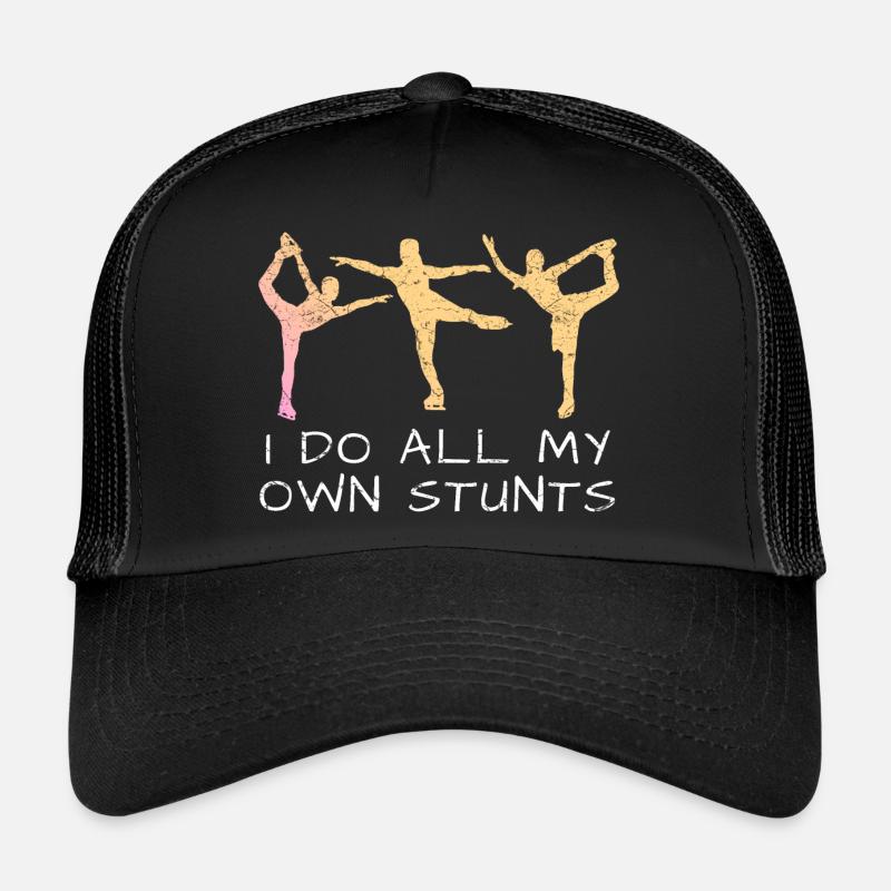 Eiskunstlauf - Trucker Cap - Schwarz/Schwarz