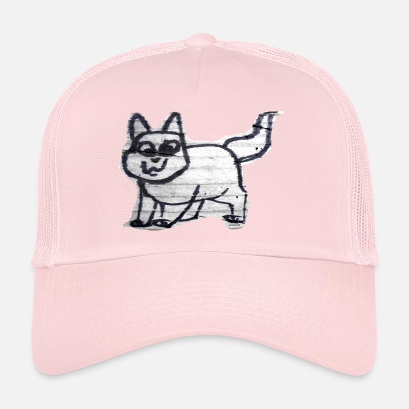 TOMZOFF Graffiti Cat Trucker Cap