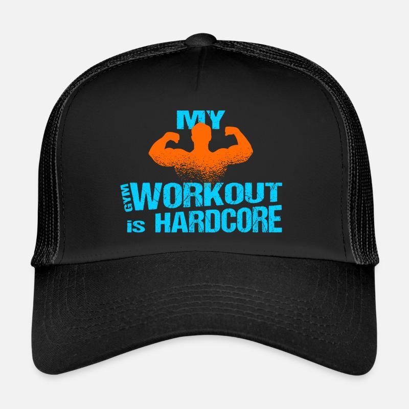 Gym Workout Mann Training Trucker Cap