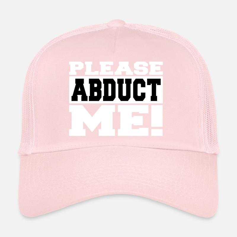alien pun statement alien lover happy Trucker Cap