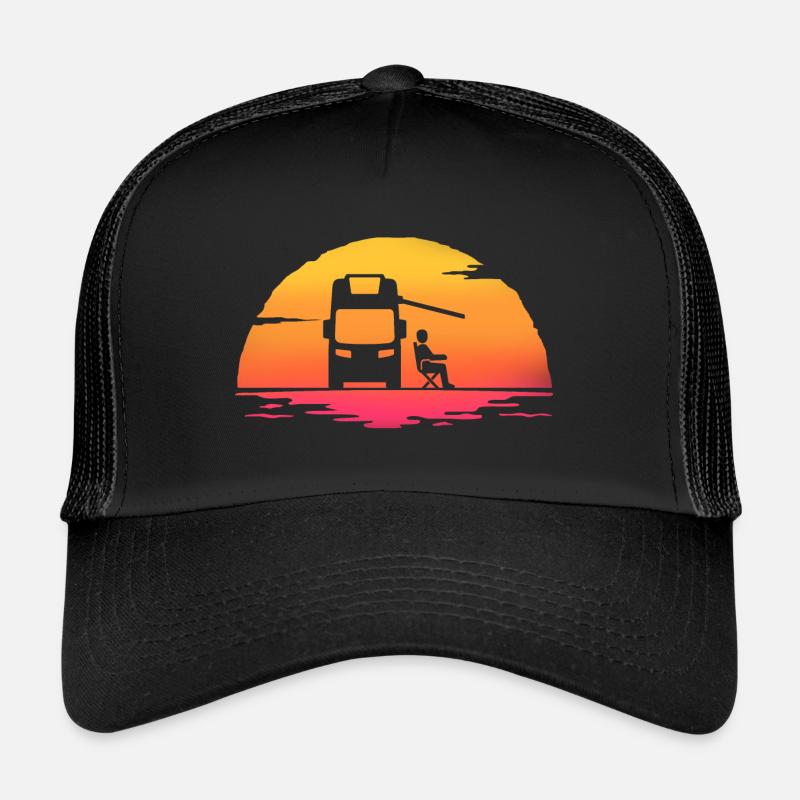 Sunrise Camper Camping Wohnmobil Trucker Cap