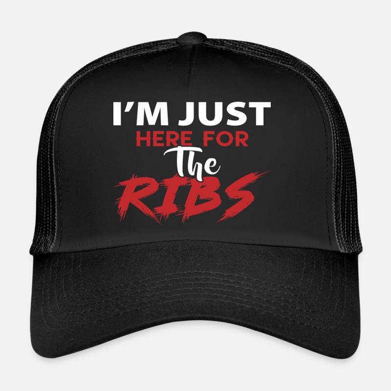 Je suis juste ici pour les Côtes Casquette trucker 