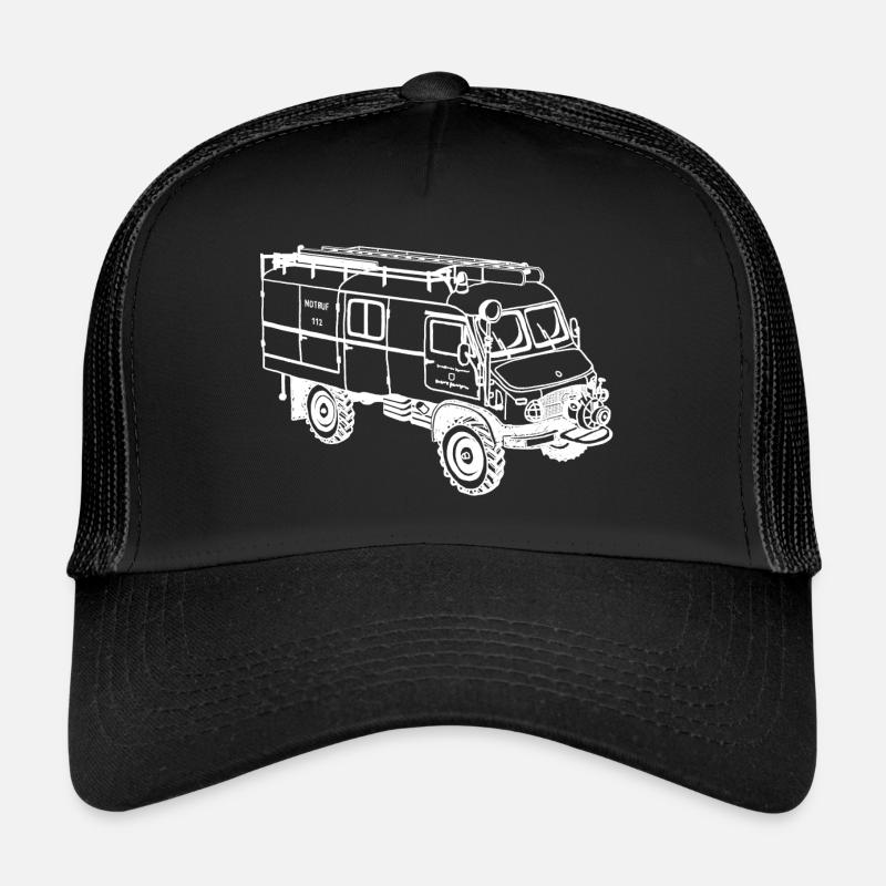 Unimog - Oldtimer - Tout-terrain - Pompiers Casquette trucker 
