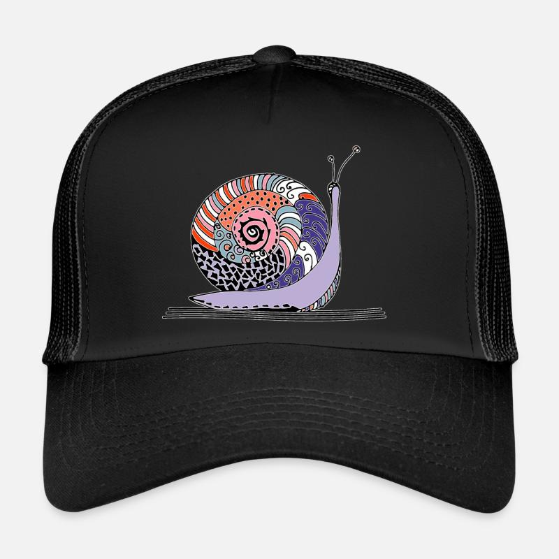 Escargot Casquette trucker 