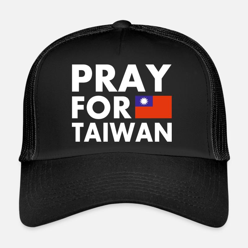 Pray for taiwan Casquette trucker 