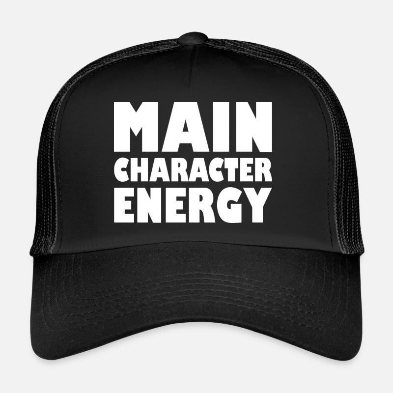 Main character energy Casquette trucker 