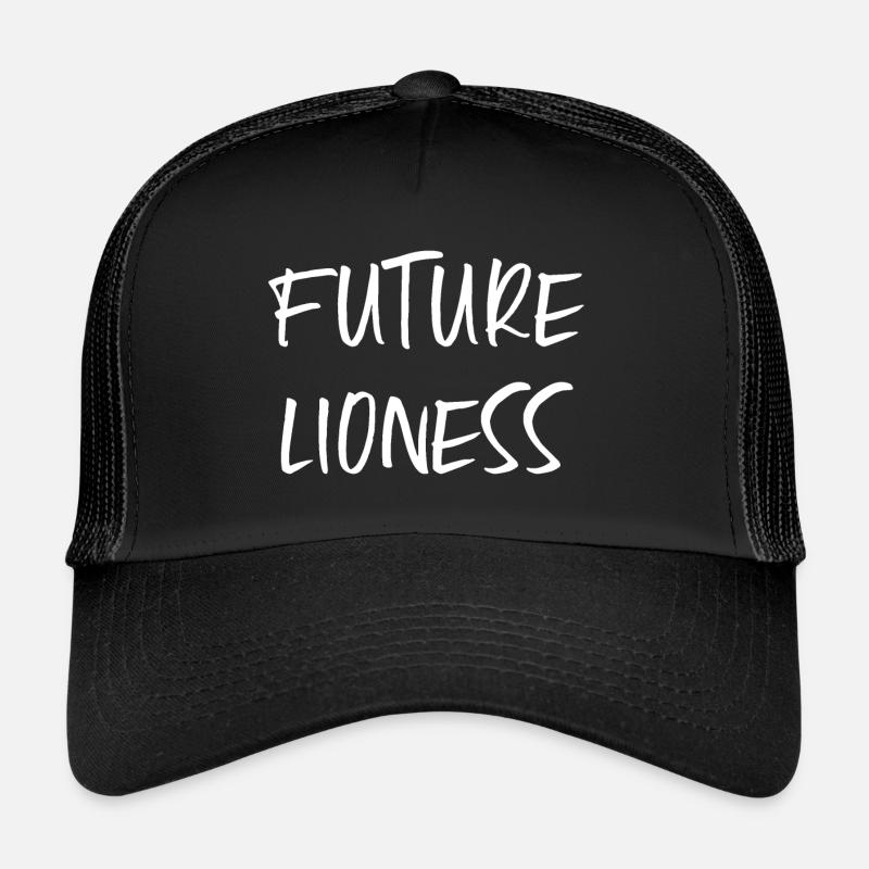 Zukünftige Löwin - Trucker Cap - Schwarz/Schwarz