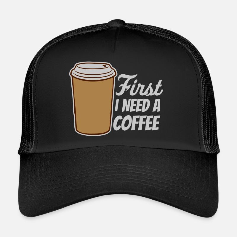 Fist I need Coffee Trucker Cap