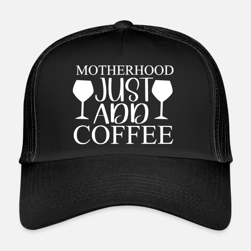La maternité ajoute simplement café-mère-amateur de café Casquette trucker 
