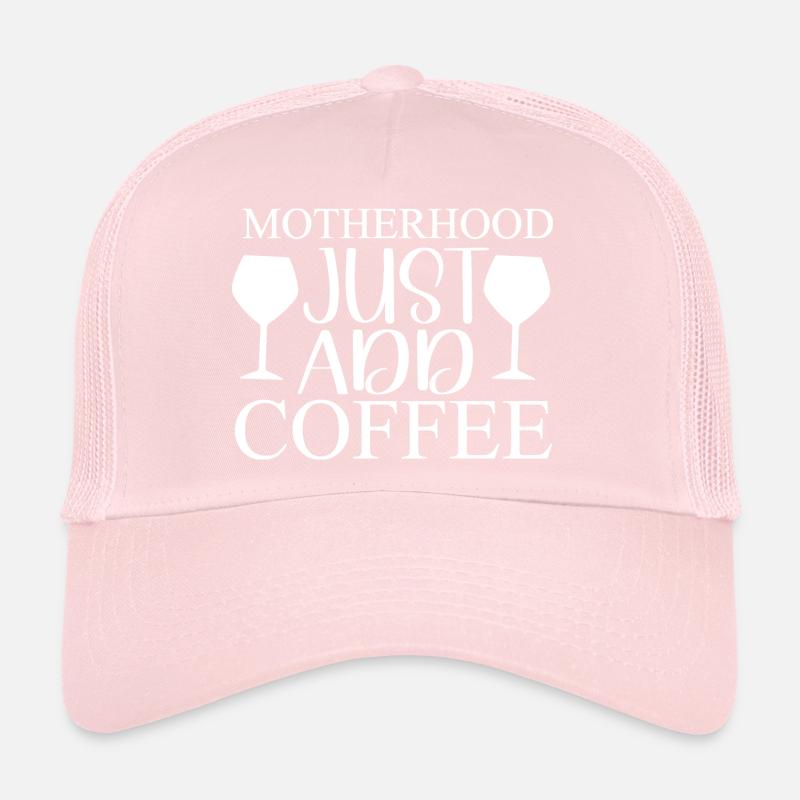 Mutterschaft fügen Sie einfach Kaffee-Mutter-Kaffee-Liebhaber hinzu Trucker Cap