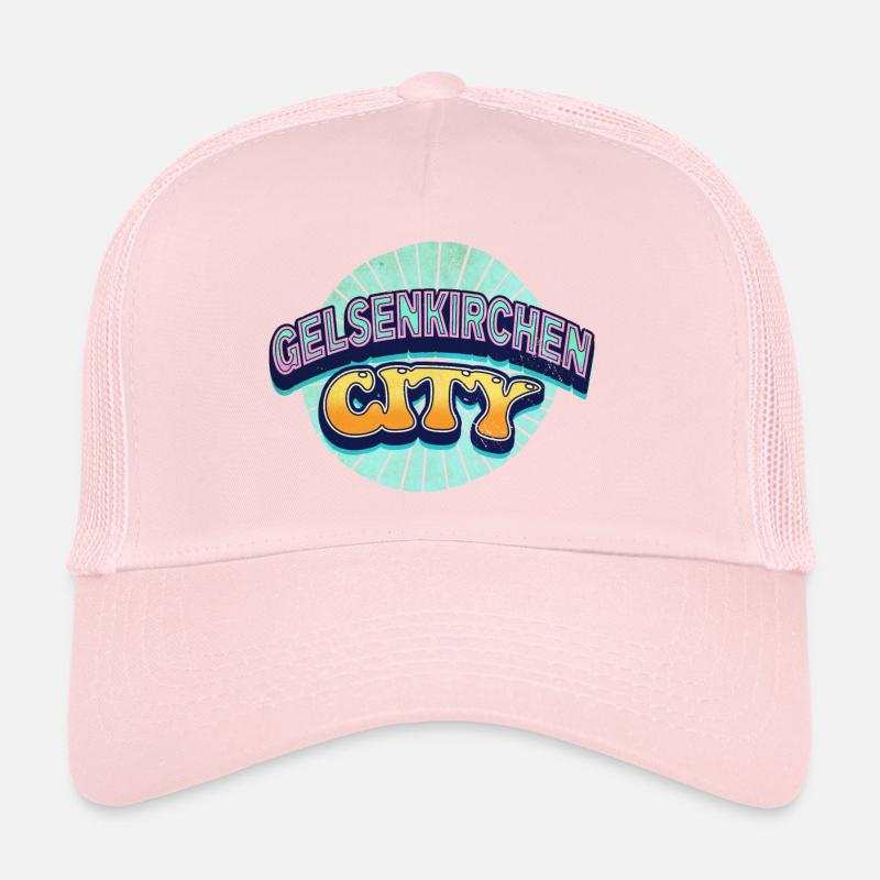 Gelsenkirchen Deutschland Schrift Pop Art Comic Trucker Cap