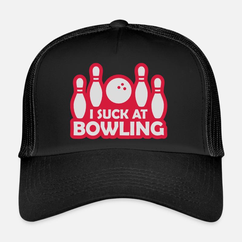 I suck at bowling Trucker Cap