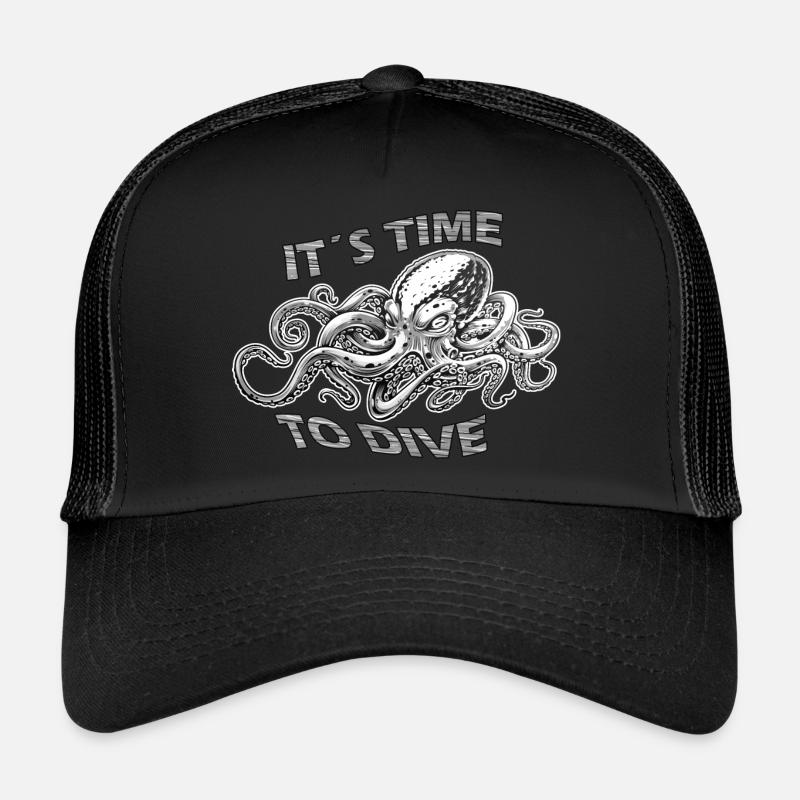 Octopus - il est temps de plonger Casquette trucker 