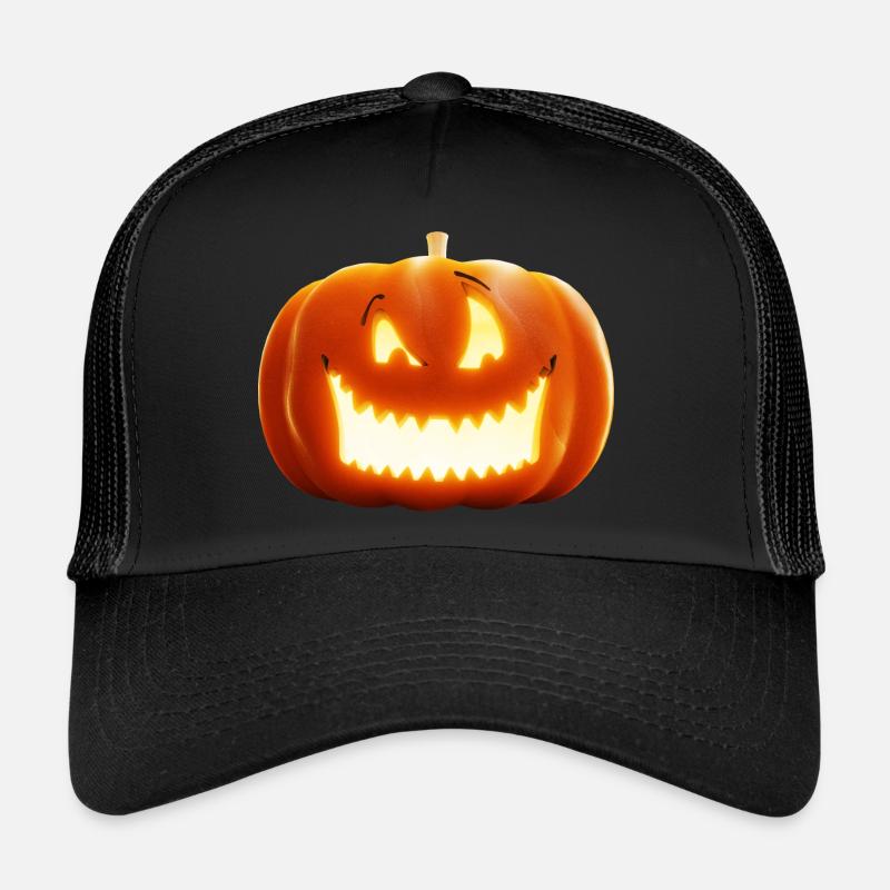 Tête de citrouille Casquette trucker 