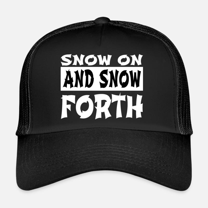 Bedroom under the Tree Santa Bubaprints Trucker Cap