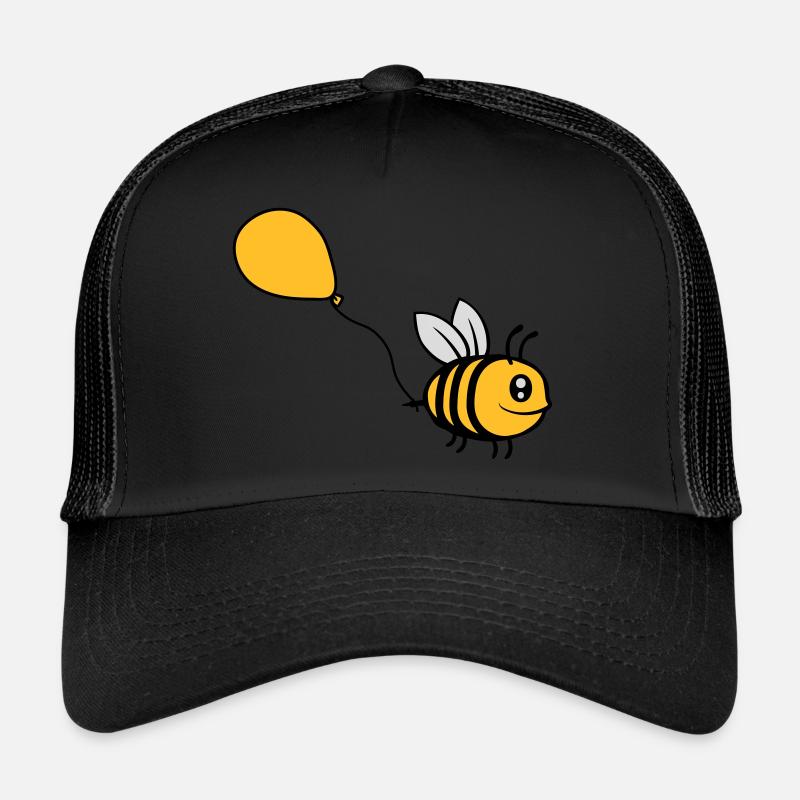 Happy Balloon Bee Comic Casquette trucker 
