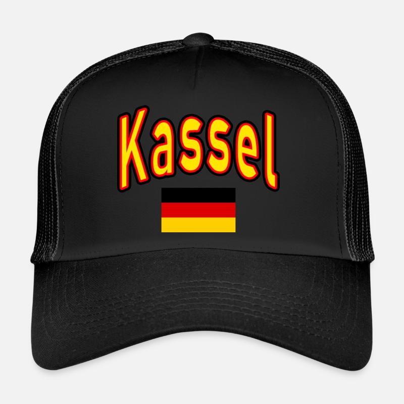 Drapeau allemand de Kassel Casquette trucker 