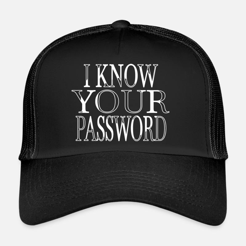 masque anonyme monstre de l’ordinateur présent ordinateur Casquette trucker 
