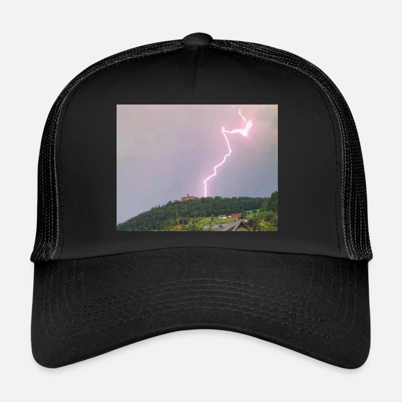 Breuberg Castle Lightning Strike Trucker Cap