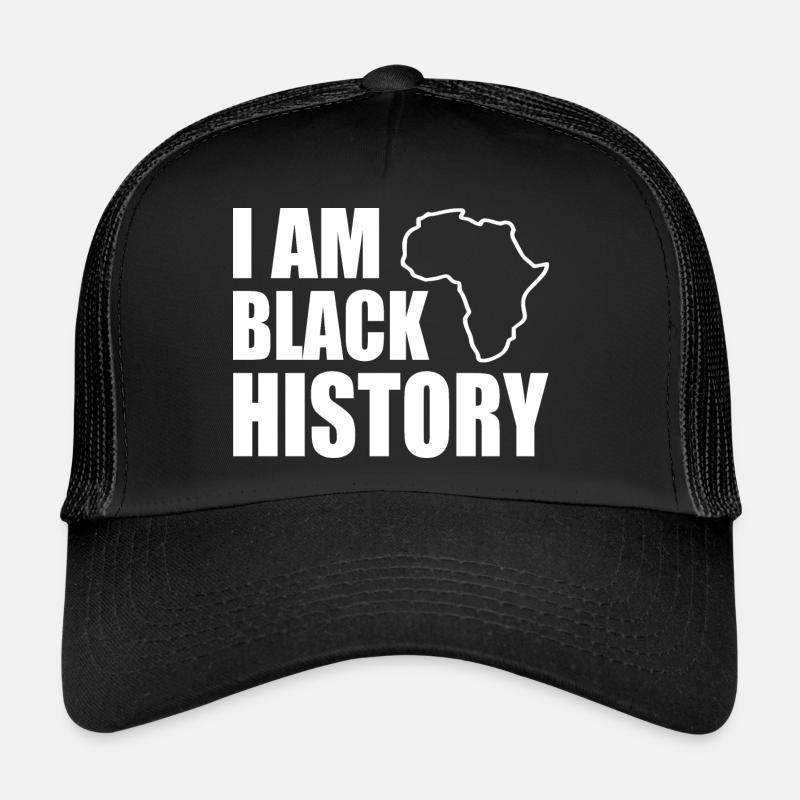I am black histor Casquette trucker 