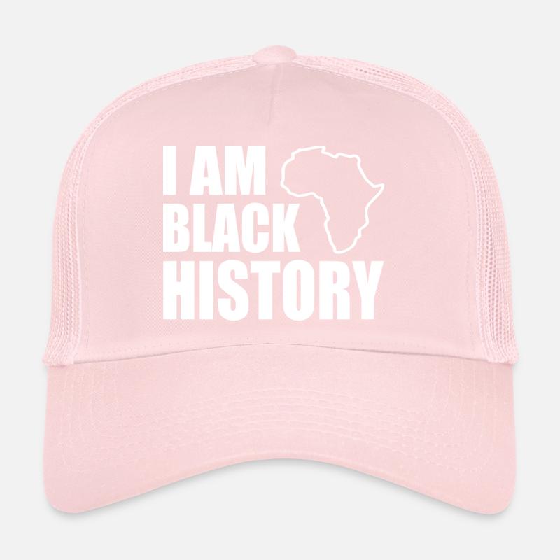 I am black histor Casquette trucker 