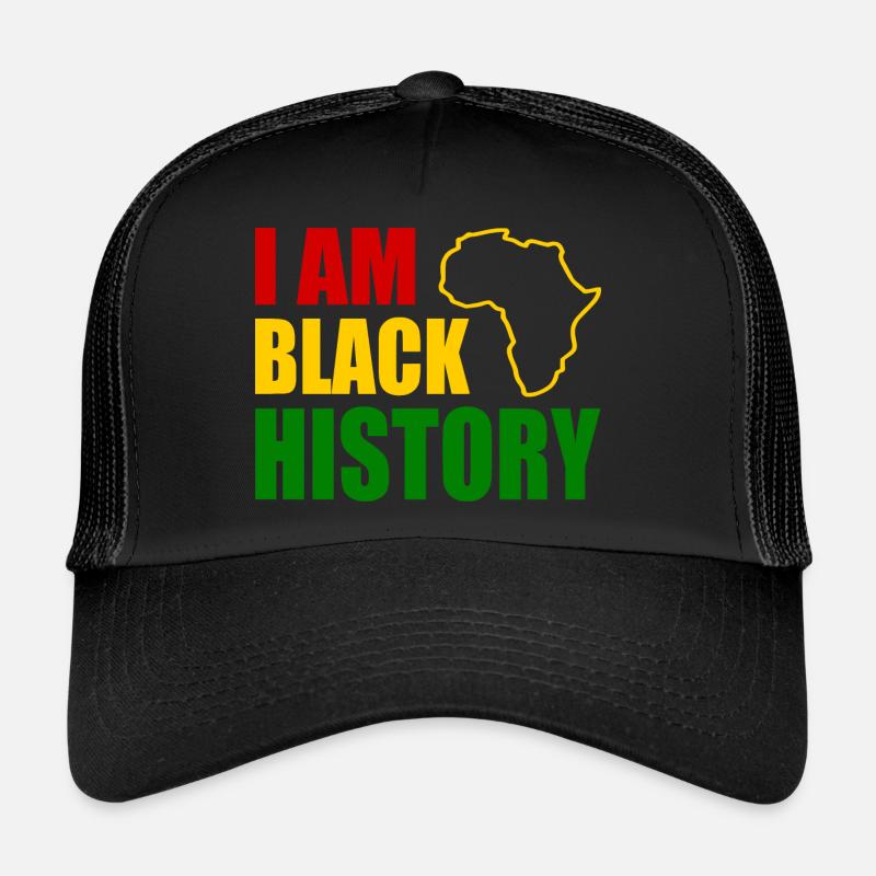 I am black history Casquette trucker 