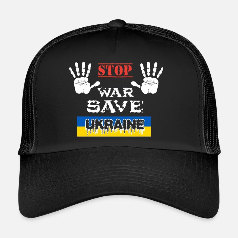 STOP WAR SAVE UKRAINE Trucker Cap