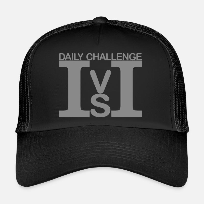 ICH gegen ICH 01grau Trucker Cap