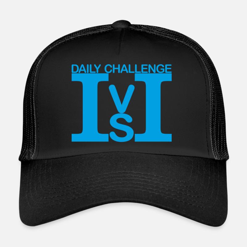 ME vs ME 02 bleu clair Casquette trucker 