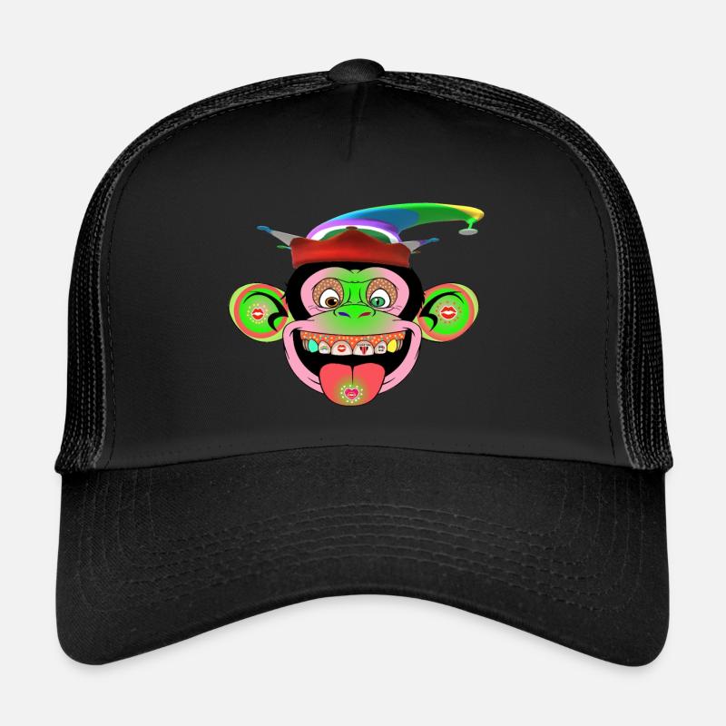 Carnaval au Monkey Zoo Casquette trucker 