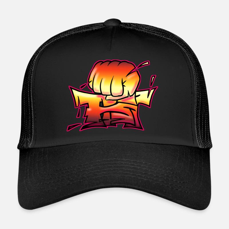 Fist - Trucker Cap - Schwarz/Schwarz