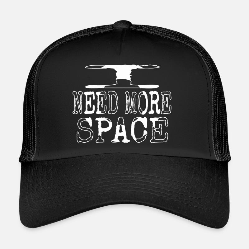 quote happy space ship fun gift idea funny gift Trucker Cap