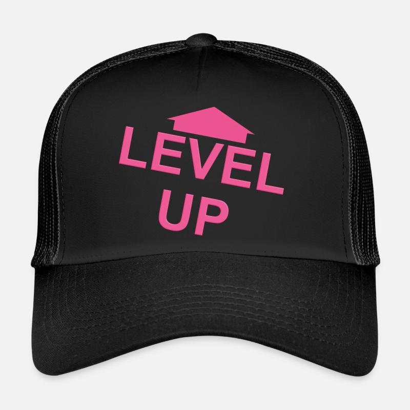 Level Up rose flèche Casquette trucker 