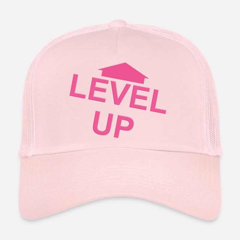 Level Up rose flèche Casquette trucker 