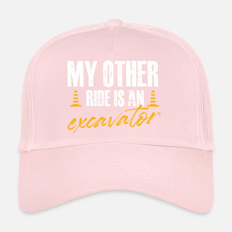 Mon autre tour est une excavatrice Conception pour un Casquette trucker 